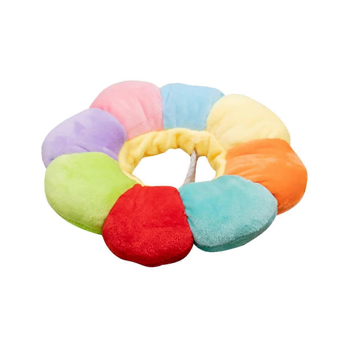 Elizabethan Pet Collar Sunflower Soft Donut Collar With Licking Function Post-Op Kitten Collar XS For Dogs And Cats