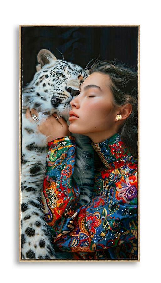 MOIRA LACQUERED CANVAS WITH FRAME -A- CM 52X4X102