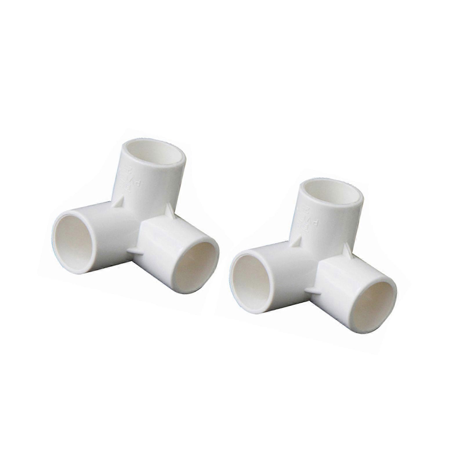3 Way PVC Elbow Fittings 90 Degree PVC Elbow Connectors Easy Installation Fittings Simple for Efficient Pipe Assembly 50mm
