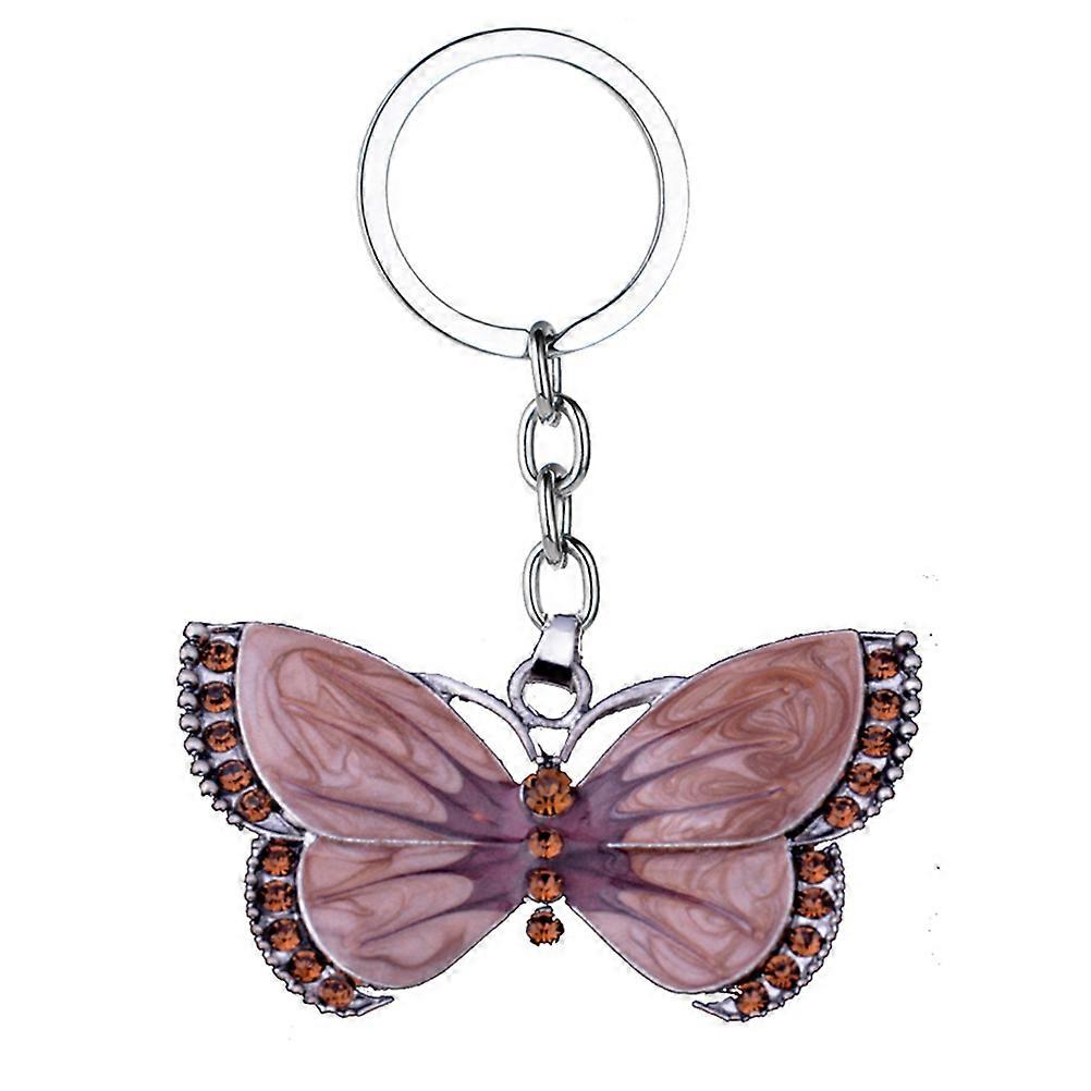 Key Chains For Ladies Butterfly Shape Keyring Charms 2Pcs