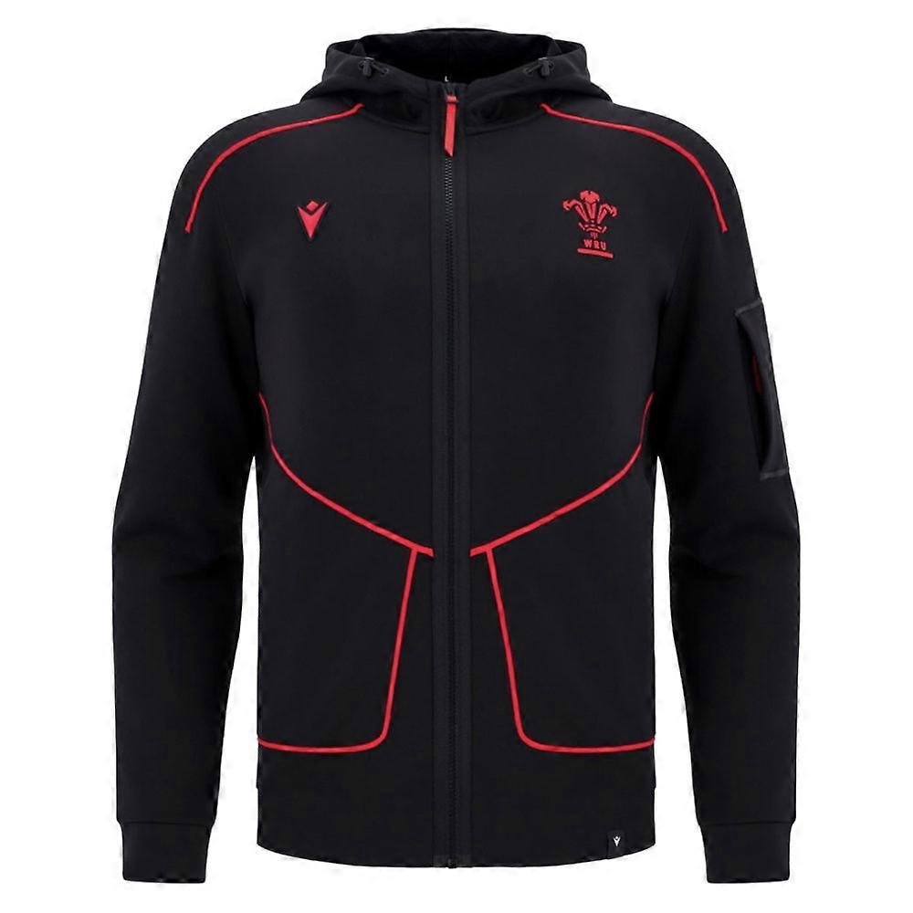 2025-2026 Wales WRU Ath Travel Tech Hoody (Black)