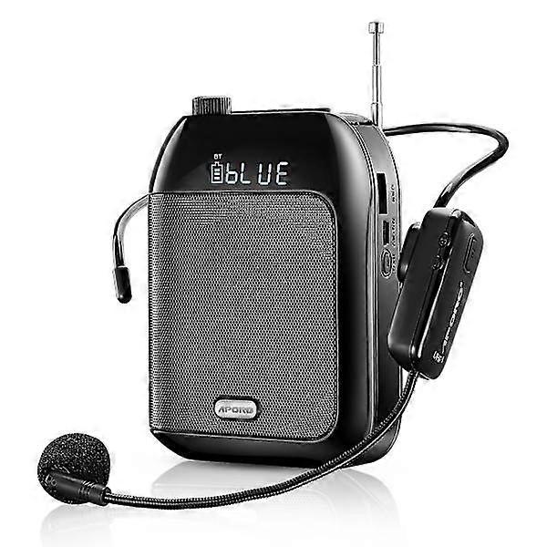 Bluetooth UHF Wireless Voice Amplifier Portable For Teaching Lecture Tour Guide Promotion U-Disk Megaphone Microphone Speaker