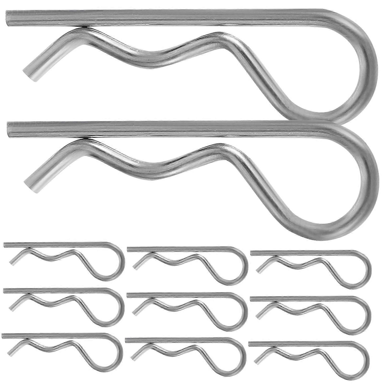 Hitch Pin Clip M1.6x32 Silver Color for Easy Installation and Removal 20Set