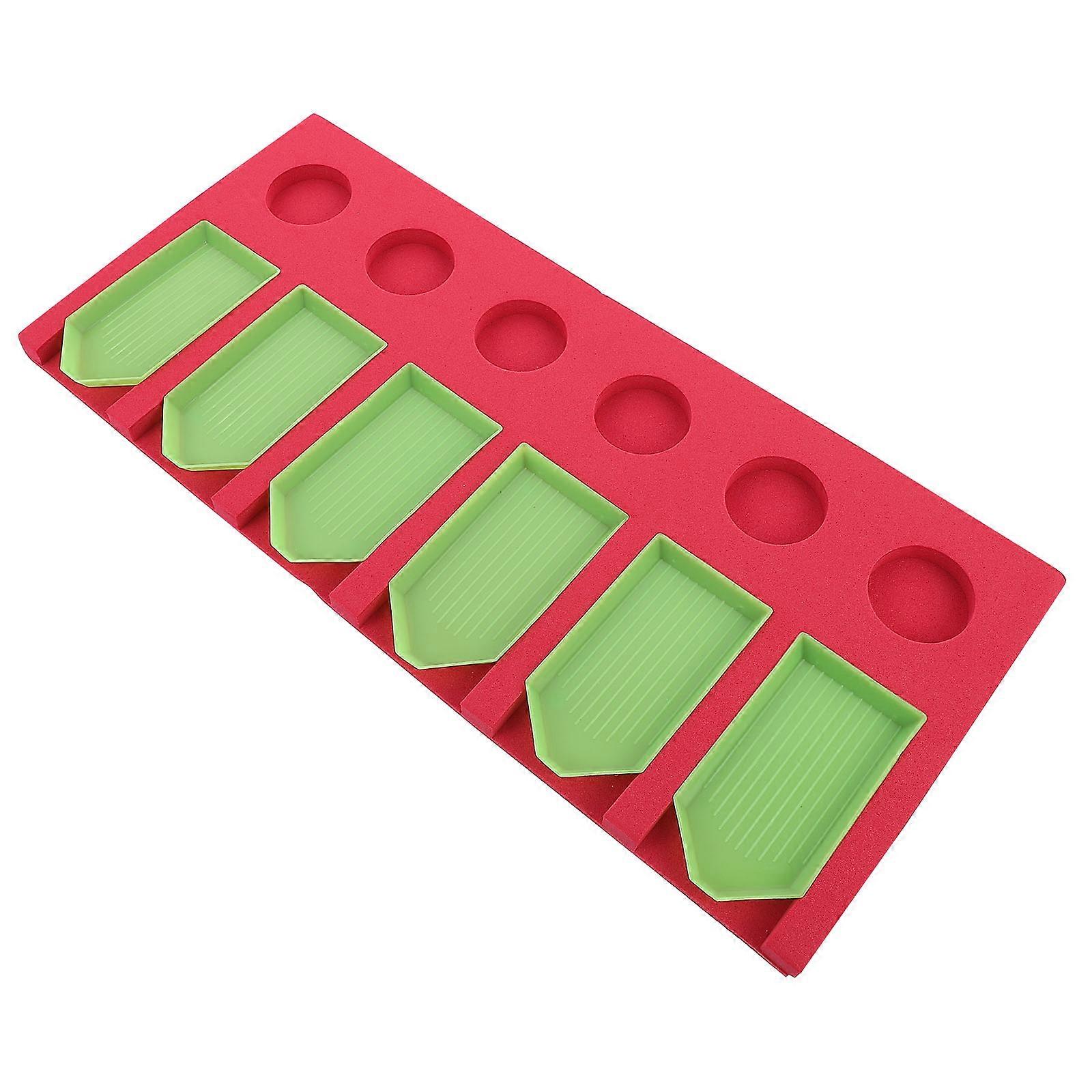 Red Foam Diamond Trays for Storage Keep Beads and Diamonds Organized with Removable Sections