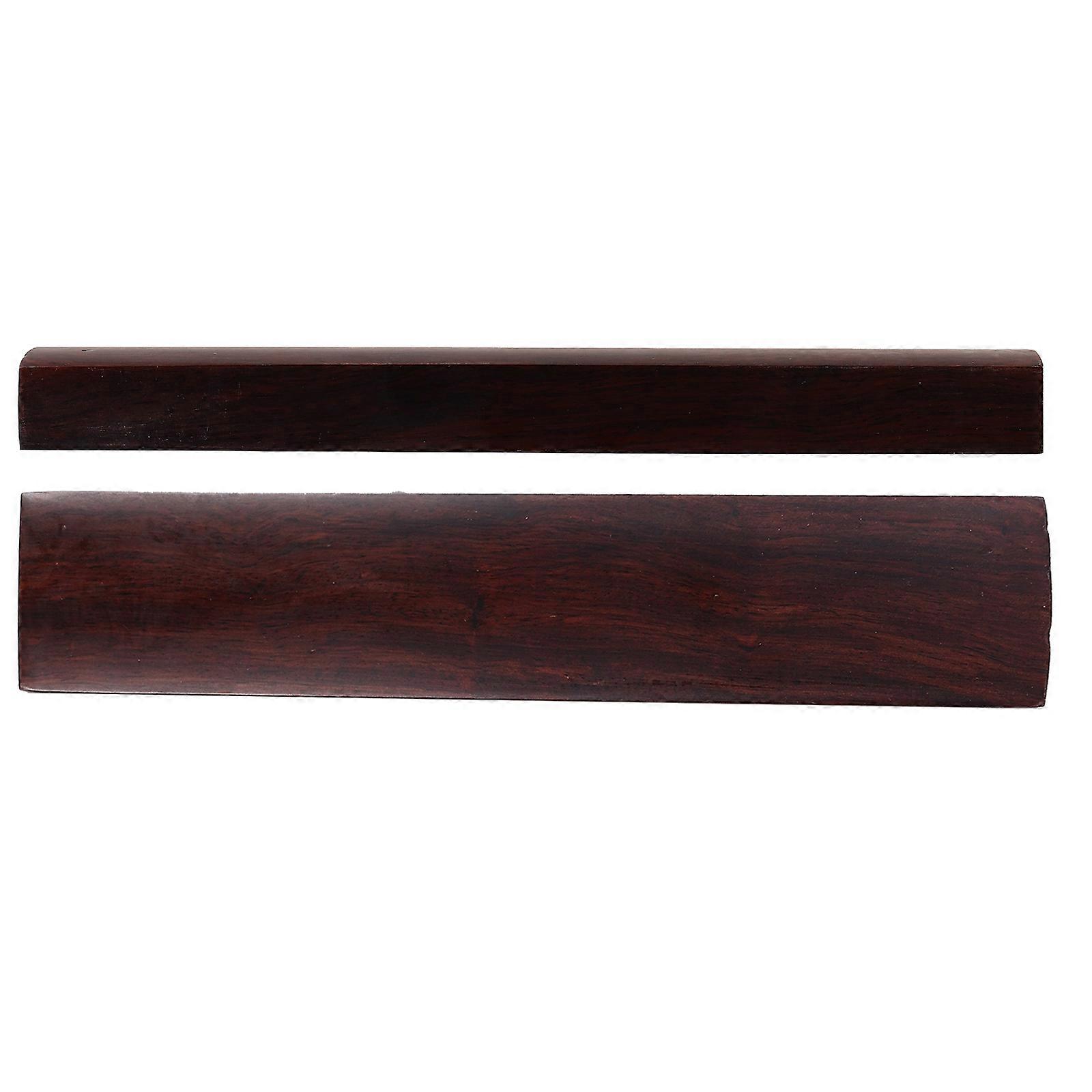 Wooden Paperweight for Calligraphy Practice with Smooth Surface and Durable Wood Material Black Rectangular Shape