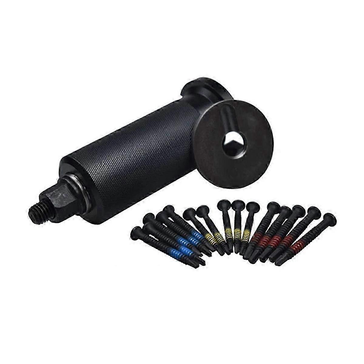 Lock Cylinder Puller Set with Nail Puller, Screws & Area Increaser - Essential Tool for Home Repair and DIY Projects