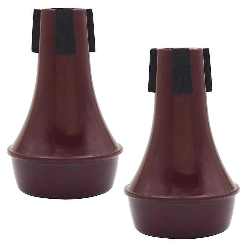 Trumpet Bell Cover Trombone Mute Musicians Easy Installation 2Pcs