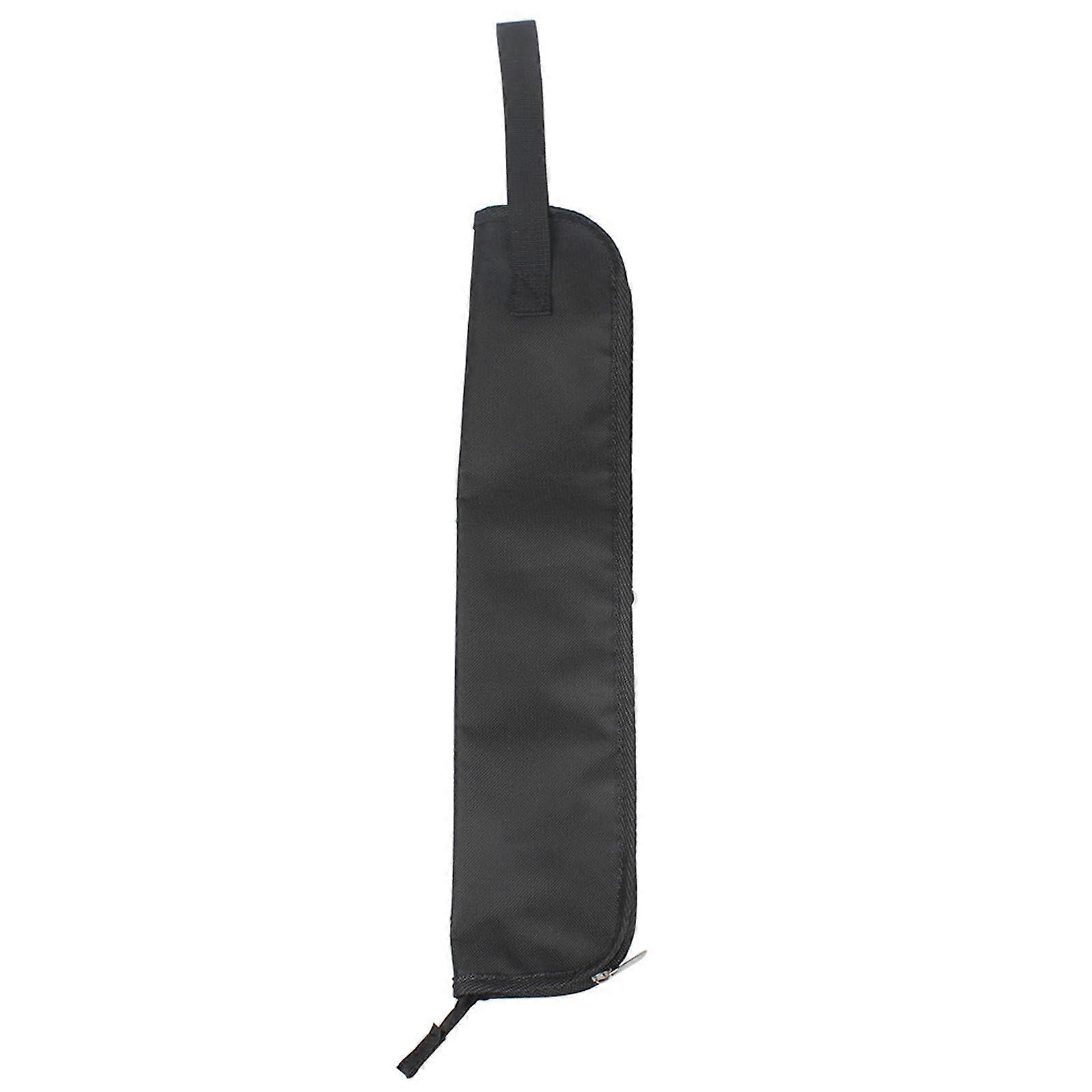 Portable Drum Waterproof Drumstick Case Hanging Bag Percussion Drum Accessories Case for Drummers Beginners Black