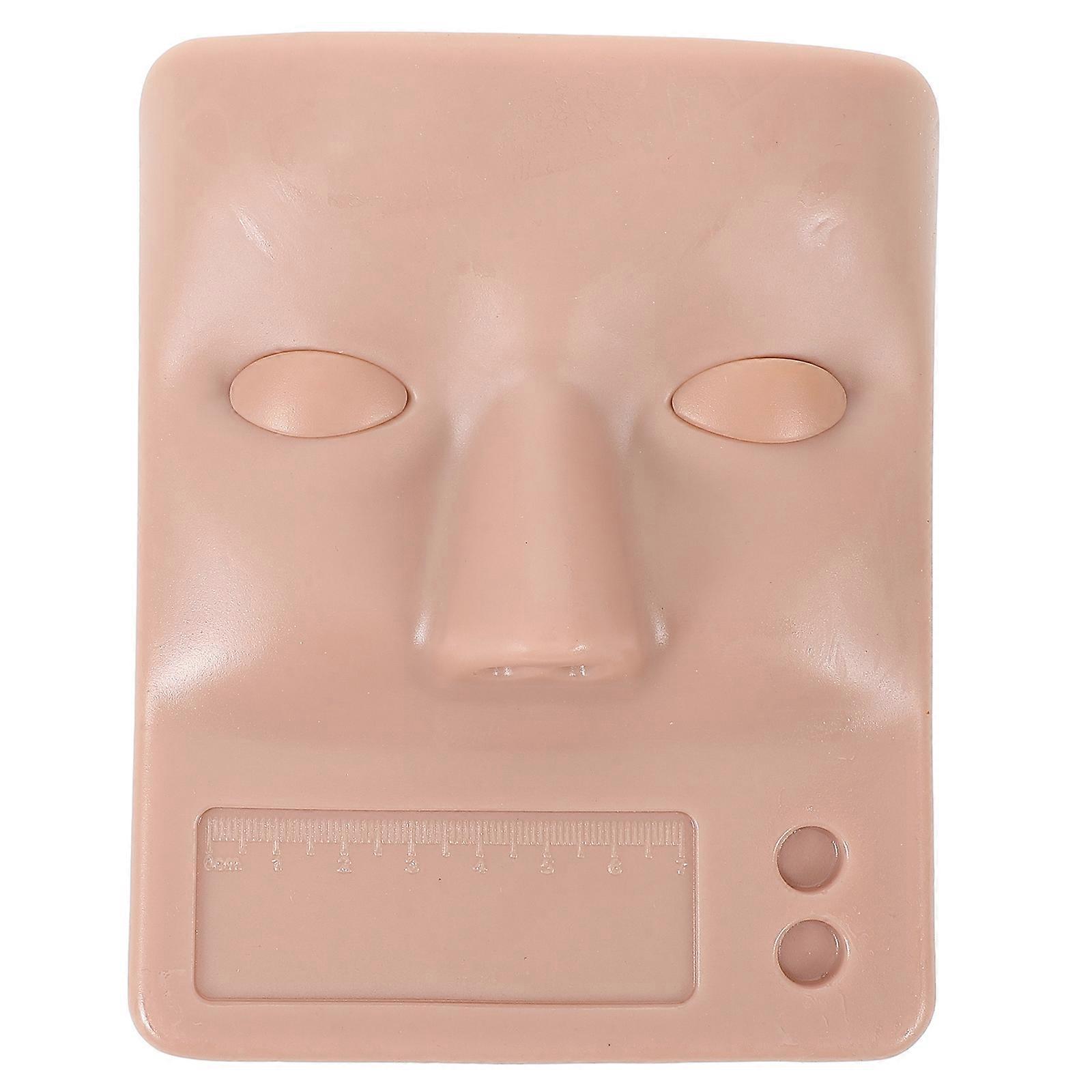 Silicone Mannequin Head for Eyelash Extension Practice and Light Grey Perfect for