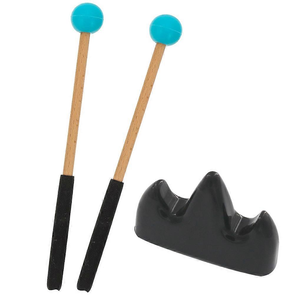 Drum Mallet Tongue Drum Accessories For Professionals 22x2.5cm Wood Rubber Comfortable 1 Set