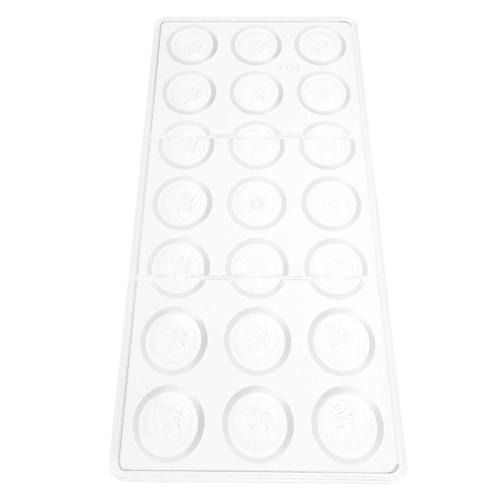 Transparent PE Chocolate Mold Tray for Kitchen Use Multigrid Design Easy to Clean 21 Grids