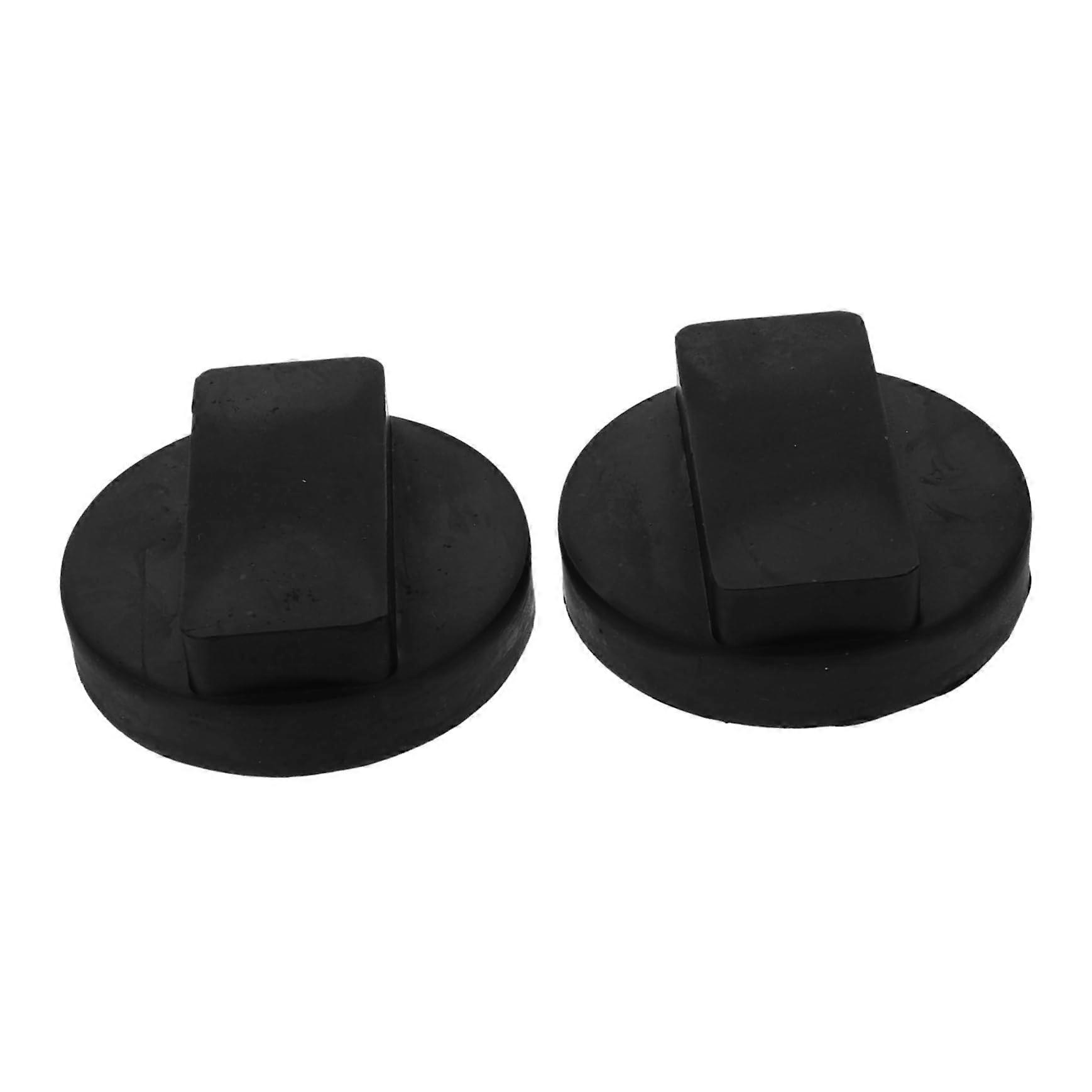 Ensemble de 2 coussinets de cric Blocs de levage en caoutchouc robustes compatibles avec les voitures et les VUS pour un soutien et une protection sûrs du véhicule