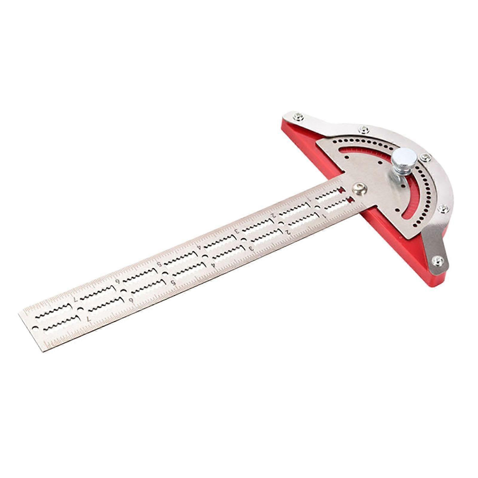 TSquare, MultiAngle Ruler, Protractor, Angle Gauge, Measuring Tool for Engineers and Craftsmen, 10 Inch