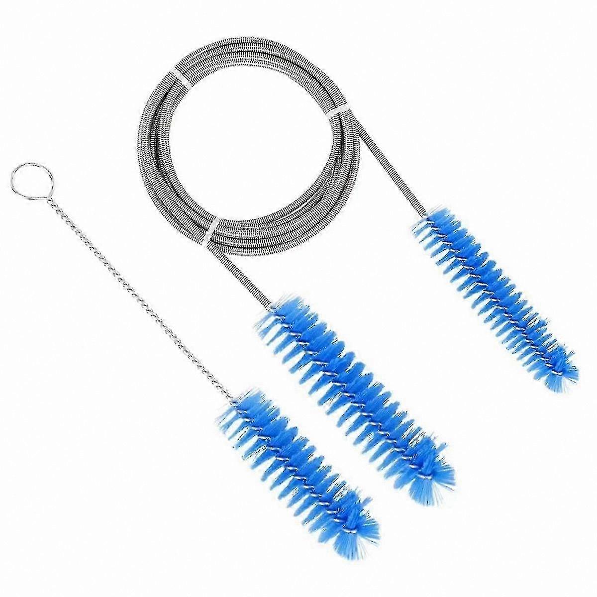 CPAP Tube Cleaning Brush with 15mm and 19mm Diameter, Compatible with Most CPAP Hoses, Blue