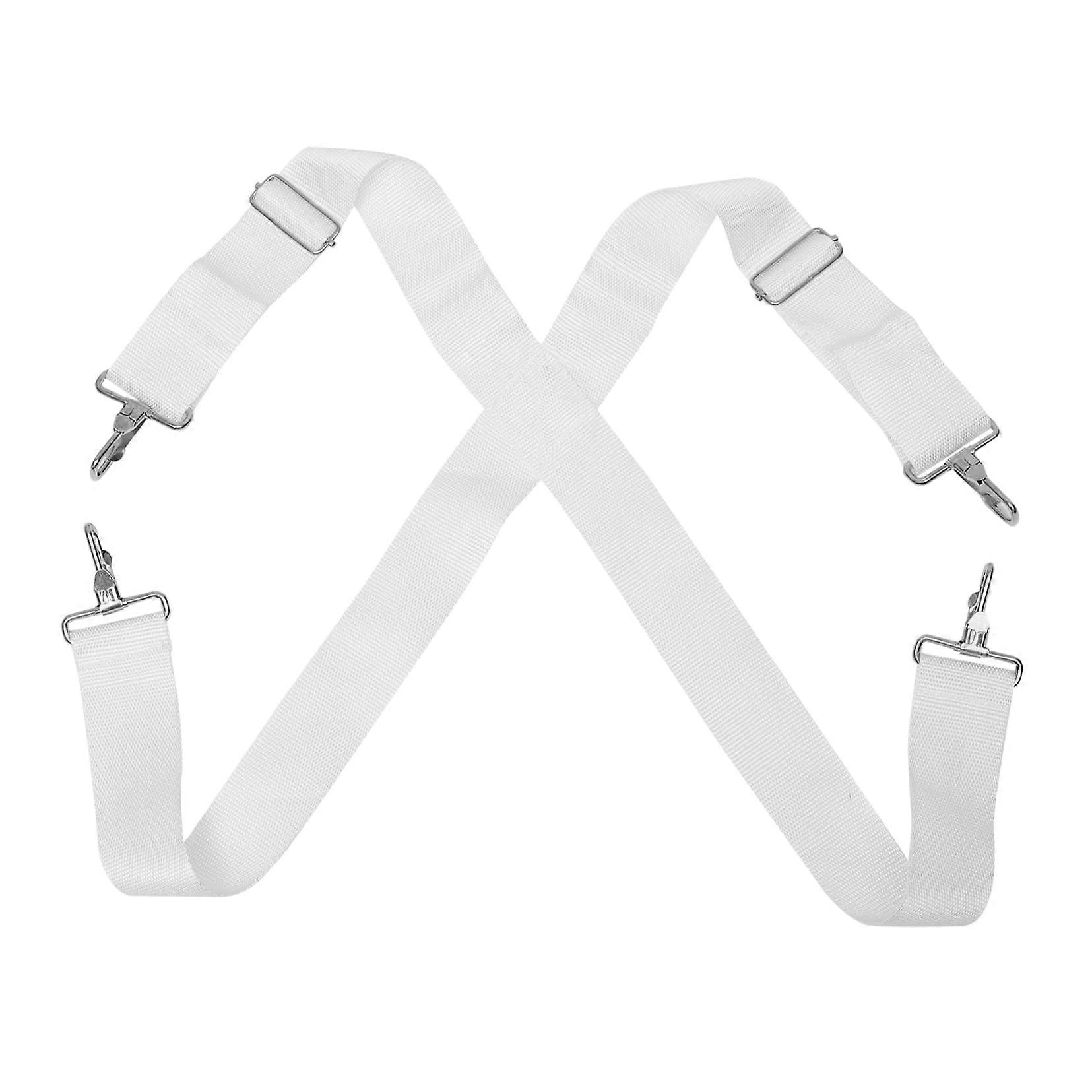 Adjustable Double Shoulder Strap for Percussion Instruments with Metal Buckle, Ergonomic Design for Bass Drum and Marching Drums