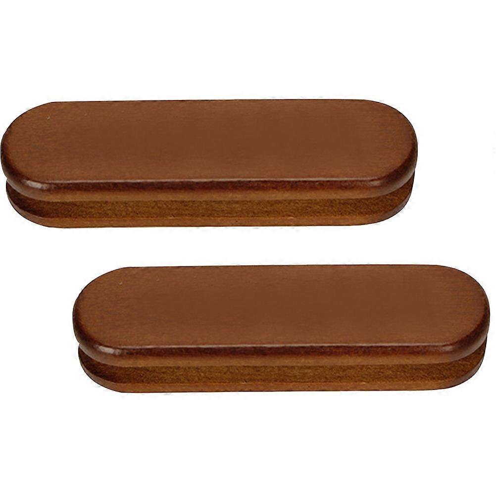 2pcs Wooden Assist Handle Resistant Pan Handle Covers and Grips