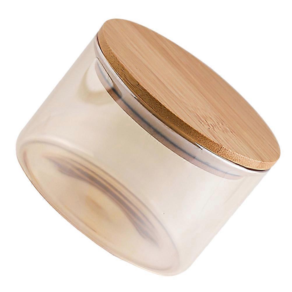 Transparent Glass Jar for Storage with Sealing Lid and Wide Mouth for Food Storage Containers Safe Convenient 1pc