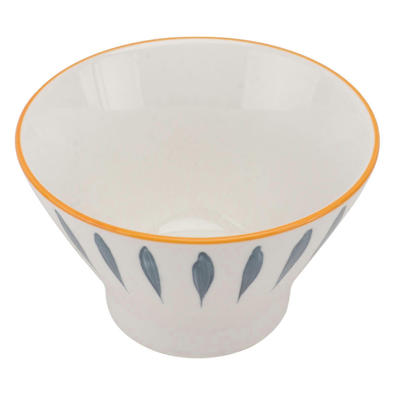 Ceramic Ramen Bowl For Family Gatherings Assorted Color Round Simple Japanese Style 1Pack