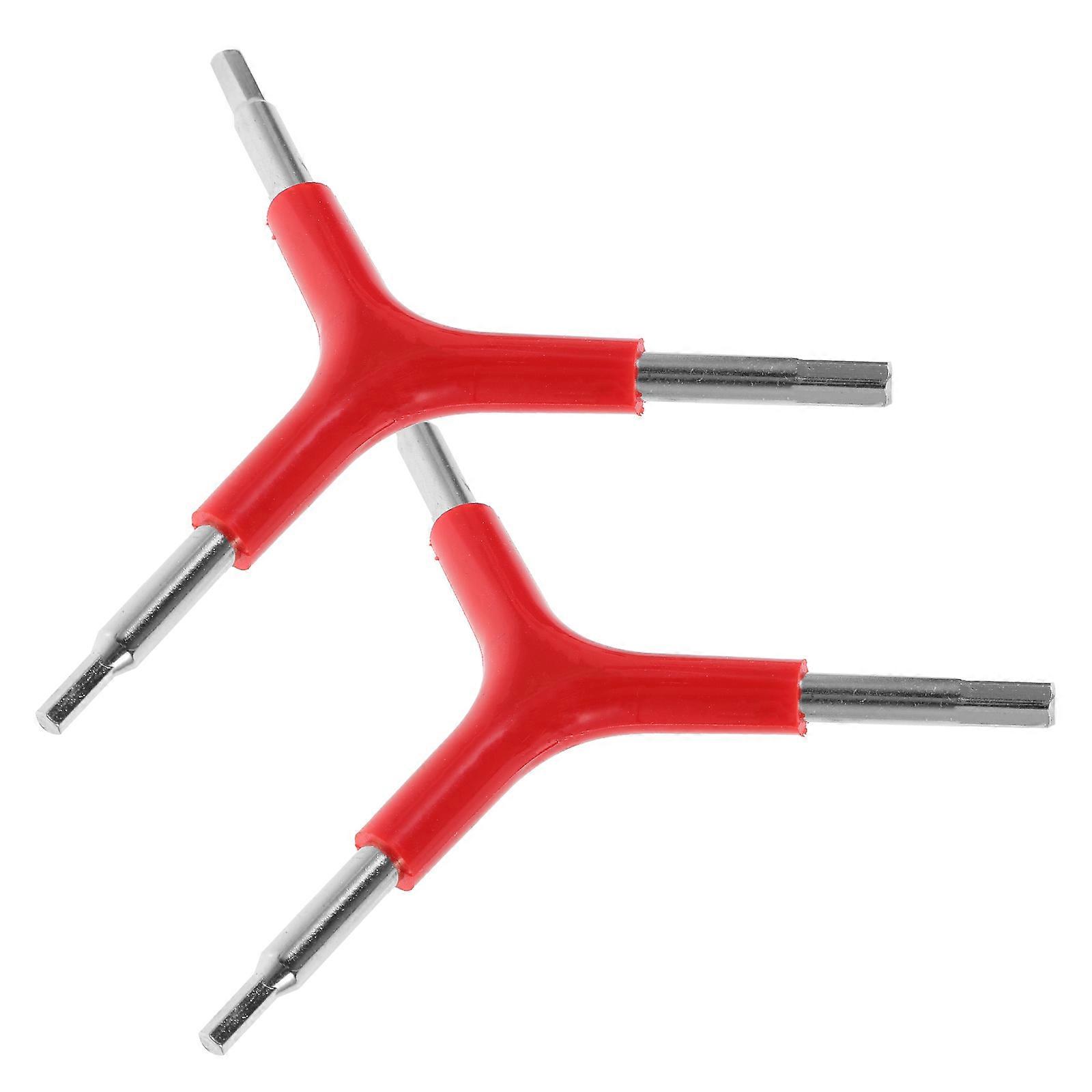 Wrench Bike Repair Tool 2Pcs Y-Shaped Design Perfect For Bikers Outdoor Biking And Convenient Tool Kits