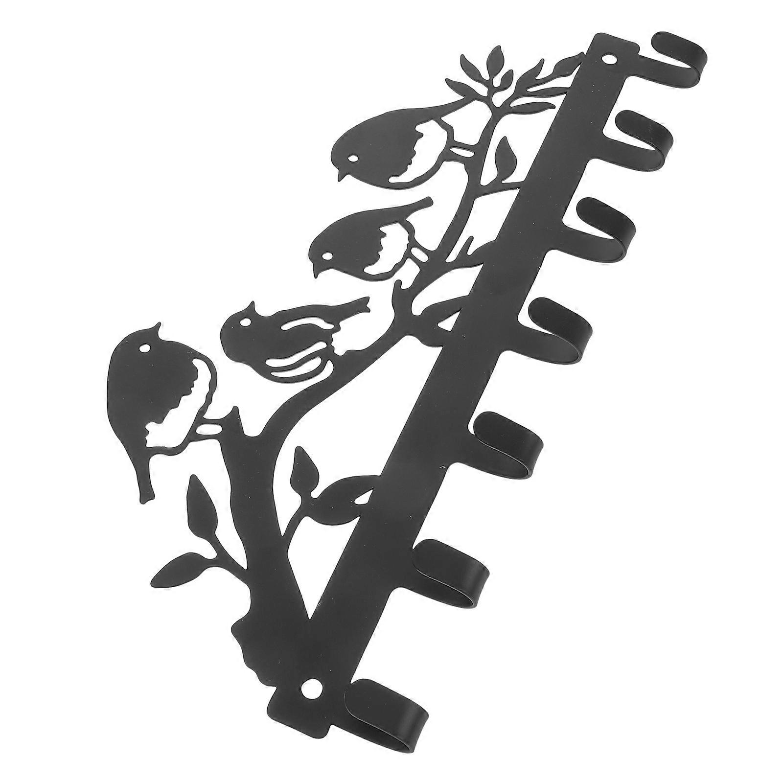 Creative Bird Shape Hooks Wall Decoration Storage Solution Ideal For Organizing Keys 1Set