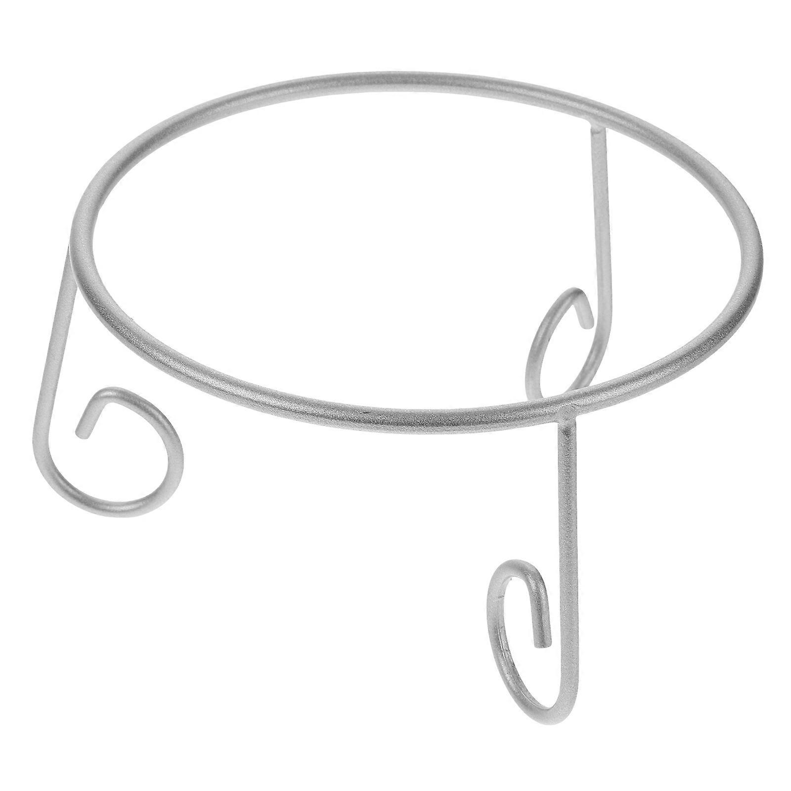 Silver Metal Crystal Ball Stand for Display Suitable for Home Use