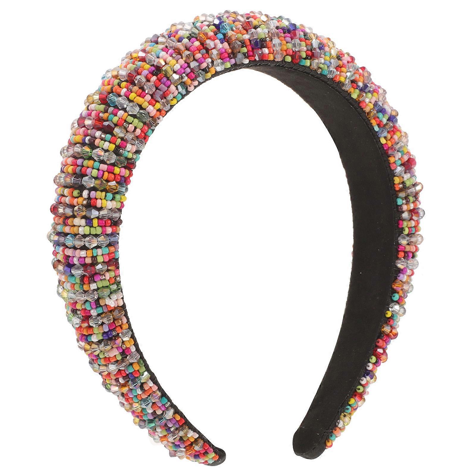 a refined and engaging product description based on your input:
**Stylish Crystal Headband for Women – Chic Hair Accessory for Parties &