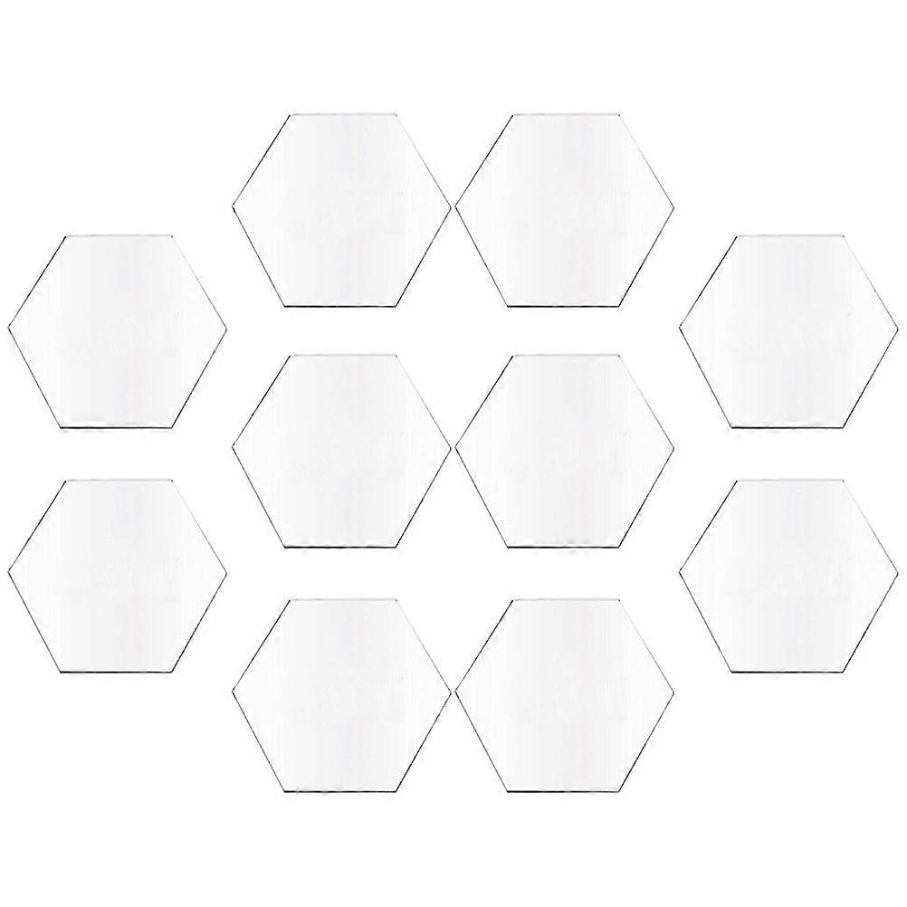 DIY Acrylic Cards for Kids with Fine Polishing and Durable Finish transparent 10Pcs
