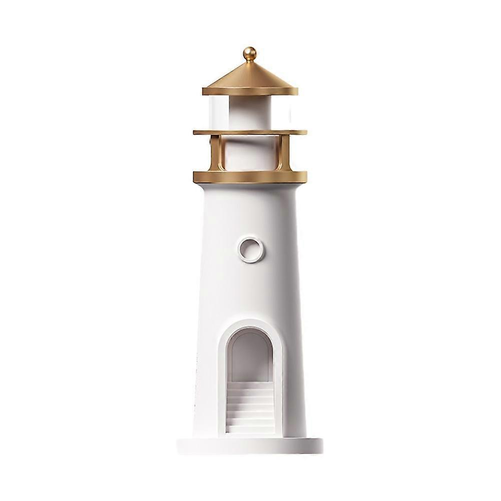 Lighthouse Lamp with Motion Sensor Bluetooth Remote Control LED Moon Projector Energy Saving Home Decor