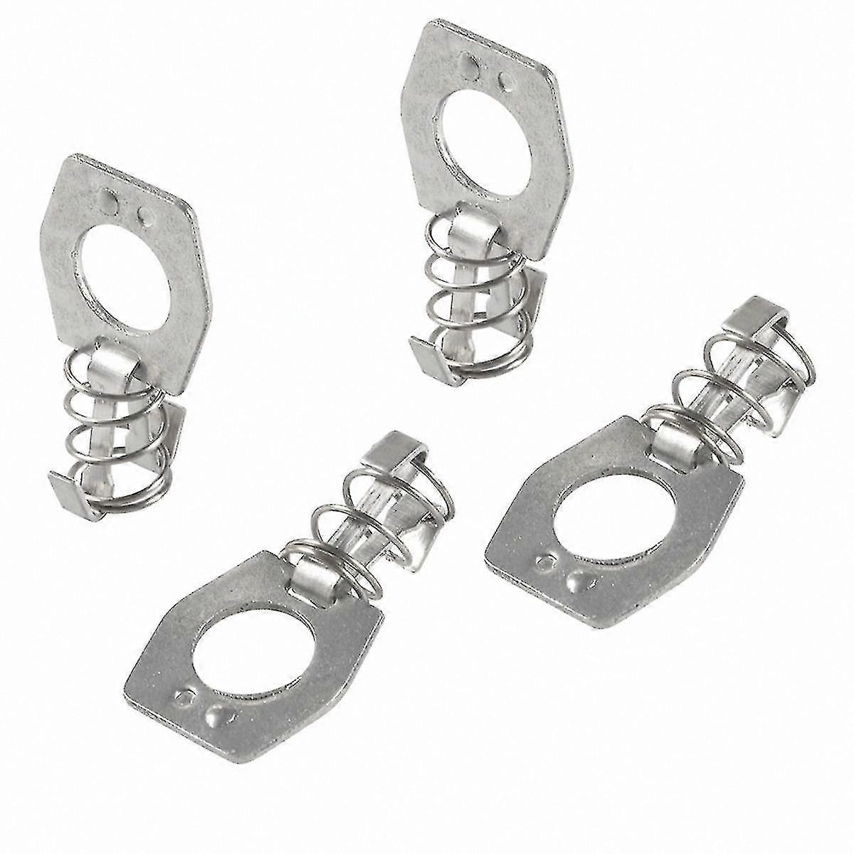 4-Pack RV Water Heater Cam Locks, Silver Door Latch Fasteners for Campers and Trailers