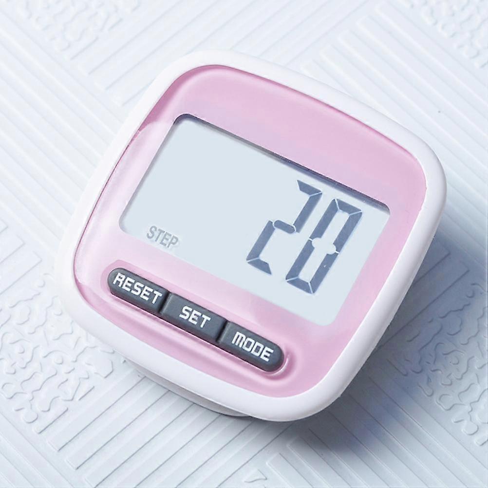 3D LCD Pedometer Step Counter Clip-On 0-99999 Steps & Distance