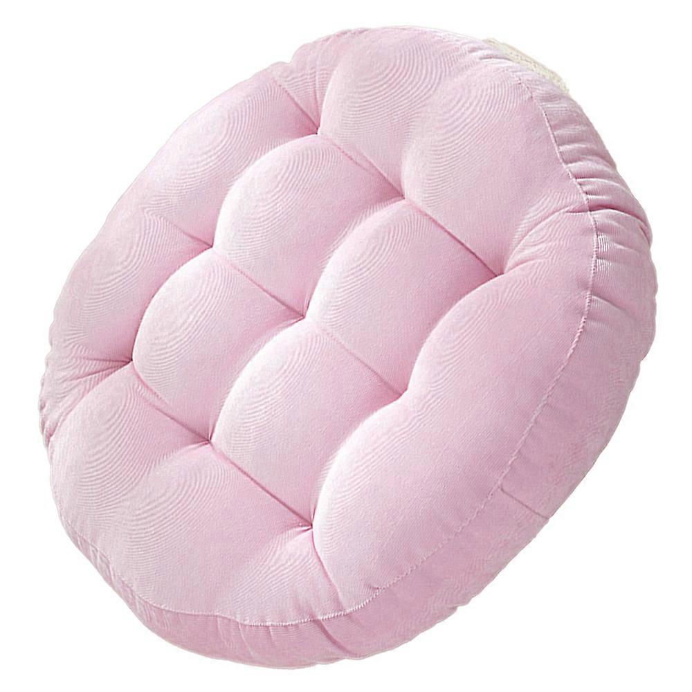 Thickened circular tatami mat, upholstery, solid color Papasan footstool