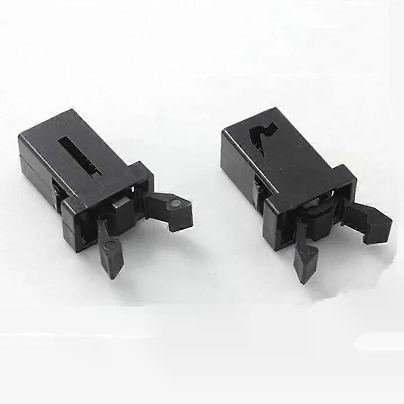 10pcs Trash Can Plastic Lock Self-Locking Switch Replacement Catch Compatible Touch Lid Bin Latch Repair Clip black