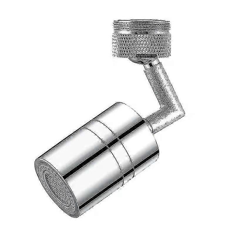 Silver Multifunctional Faucet Aerator Water Saver Attachment