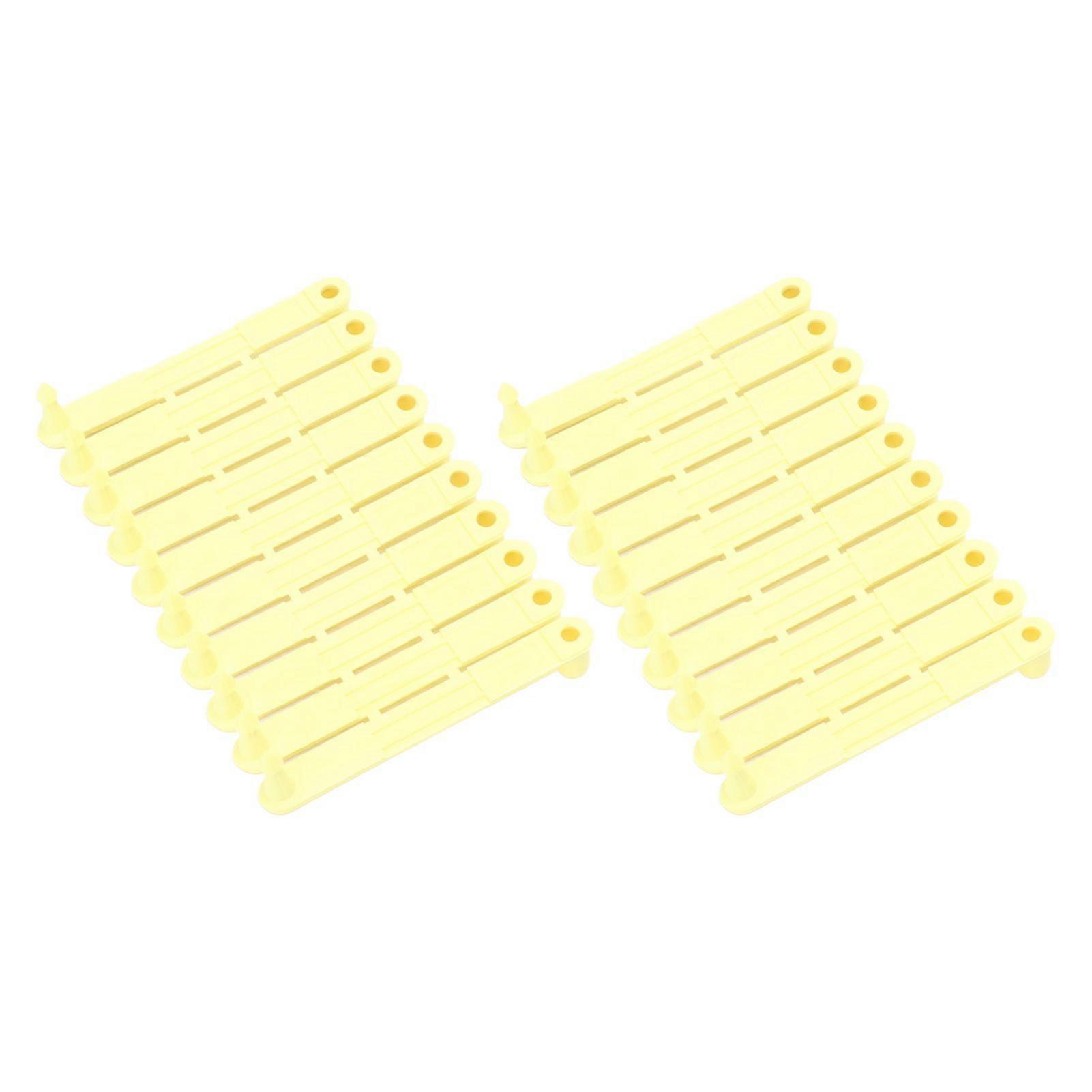 20種類の鮮やかな色のイヤータグ、簡単に識別可能、牛、羊、豚用