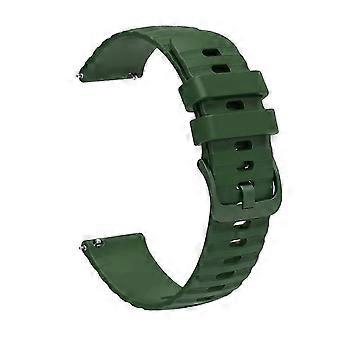 For Forerunner 55 Silicone Replacement Watch With Comfortable FitArmy Green