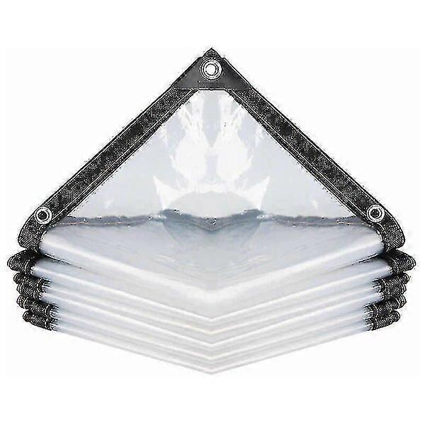 Perforated transparent tarpaulin, 2x3 meters, tear-resistant and suitable for multiple scenarios