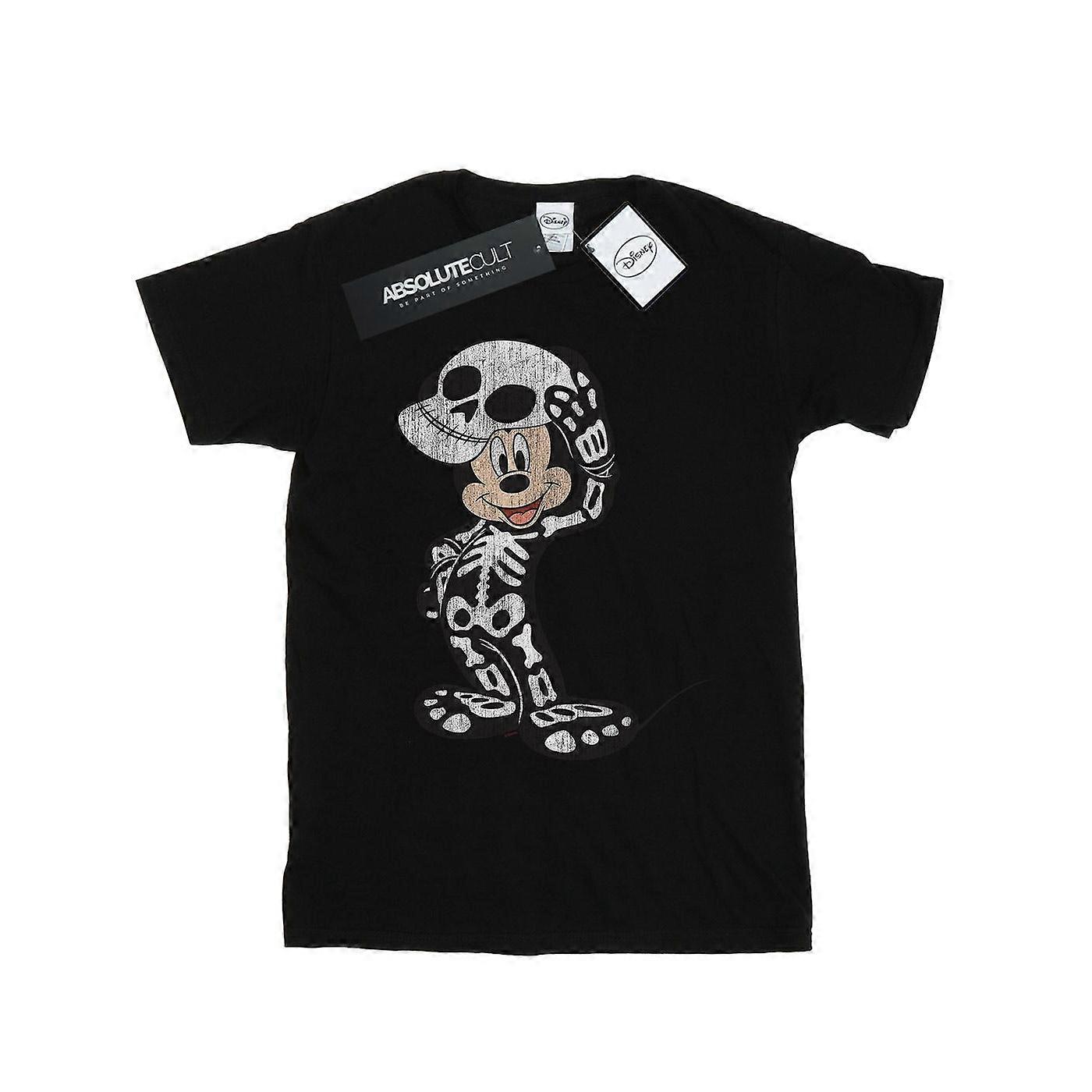 Camiseta Disney Mens Mickey Mouse Skeleton