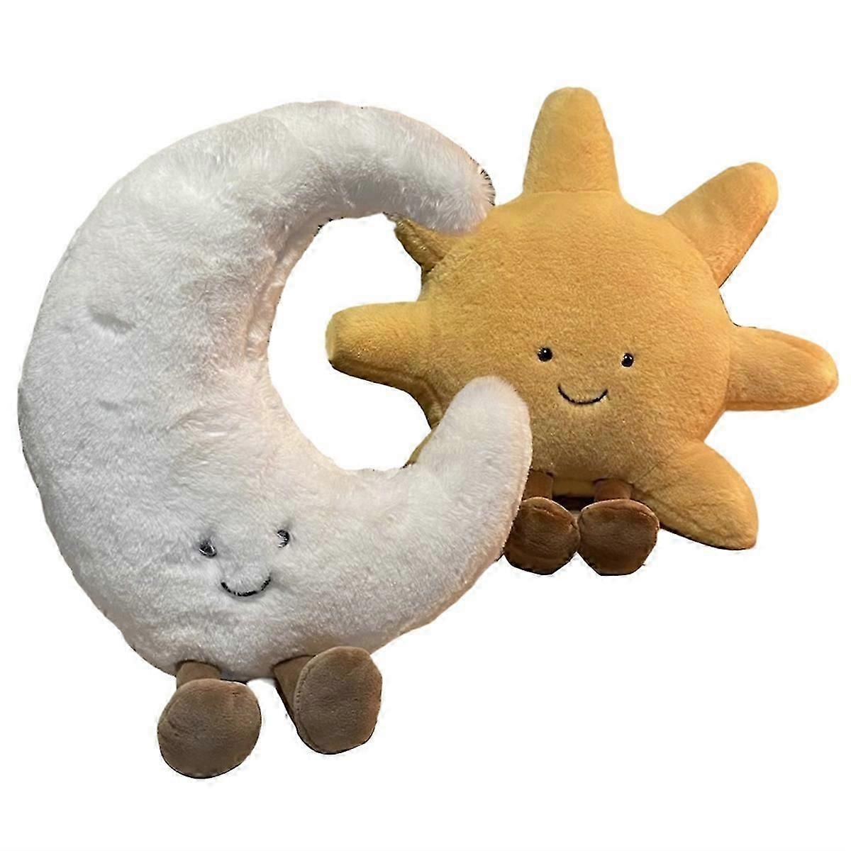Cute Moon Sun Plush Toy Cartoon Weather Plush Toy
