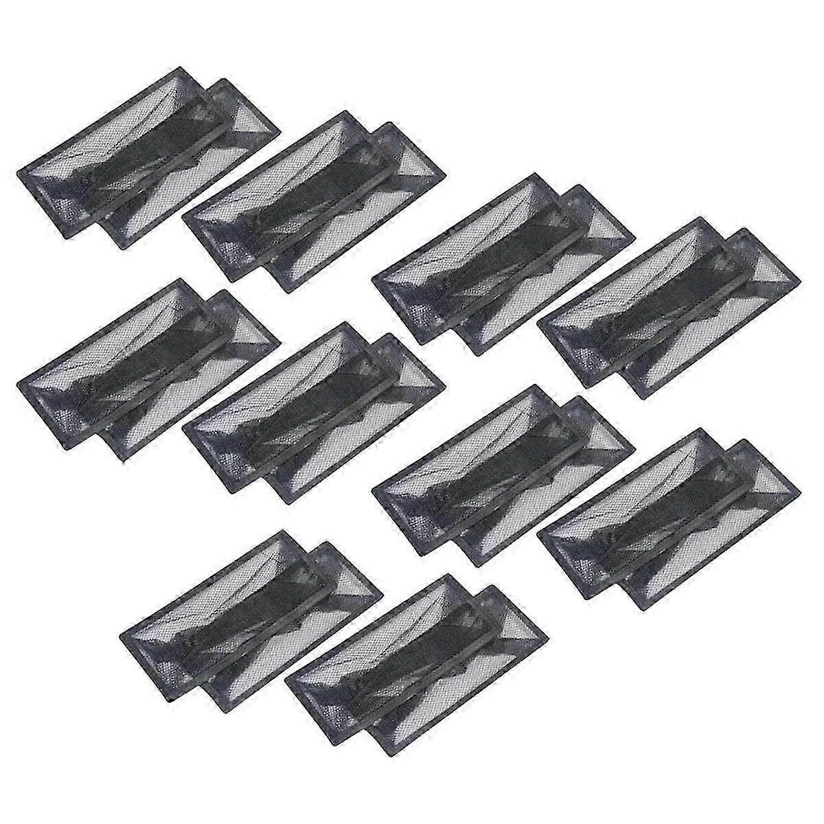 20Pcs Floor Register Cover 4X10 Inch Floor Vents Hoods Vent Screen Mesh Floor Vent Filters Screen Vent Mesh Net Trap