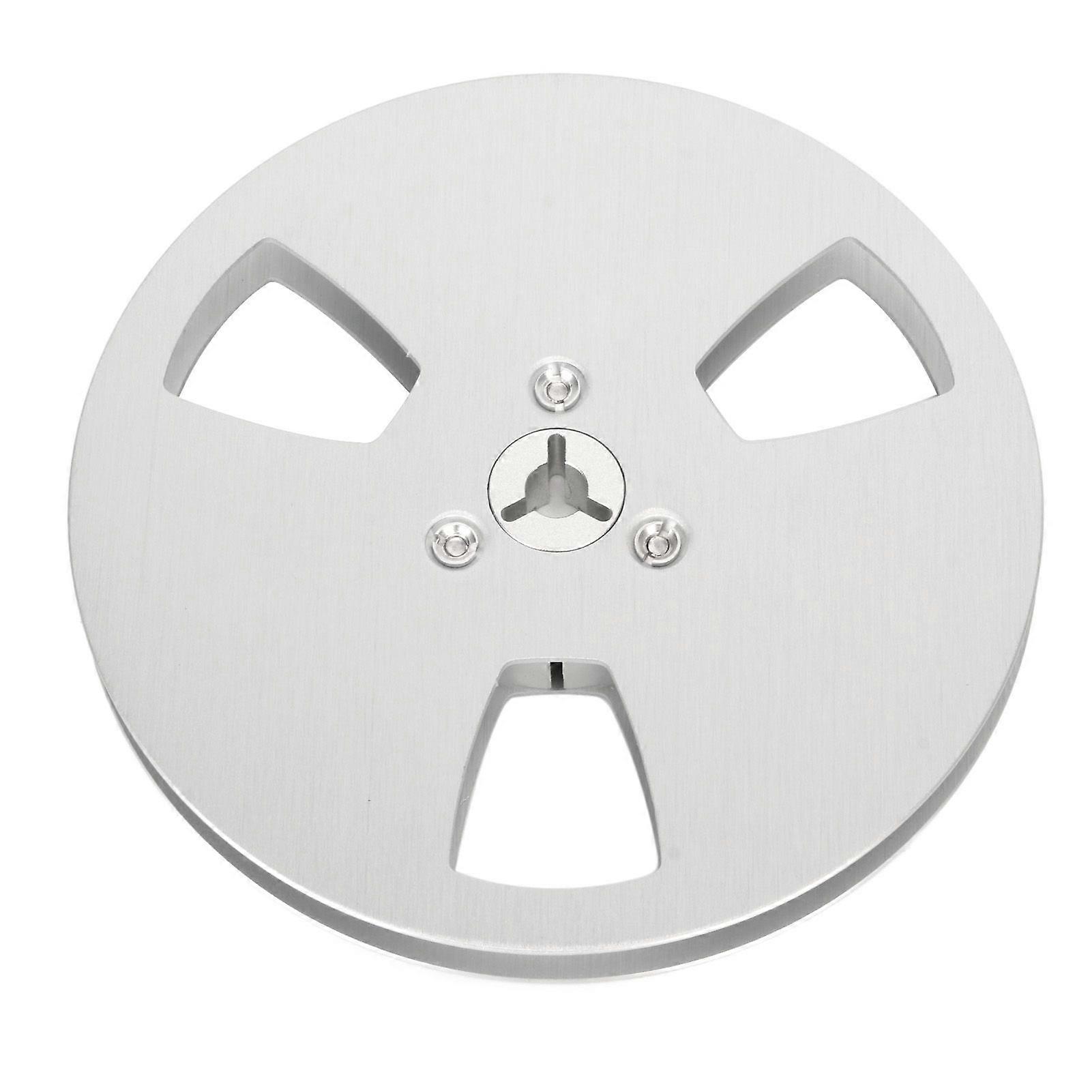 1/4 5 Inch Empty Tape Reel Aluminum Alloy 3 Hole Opening Machine Part Recording Takeup Reel