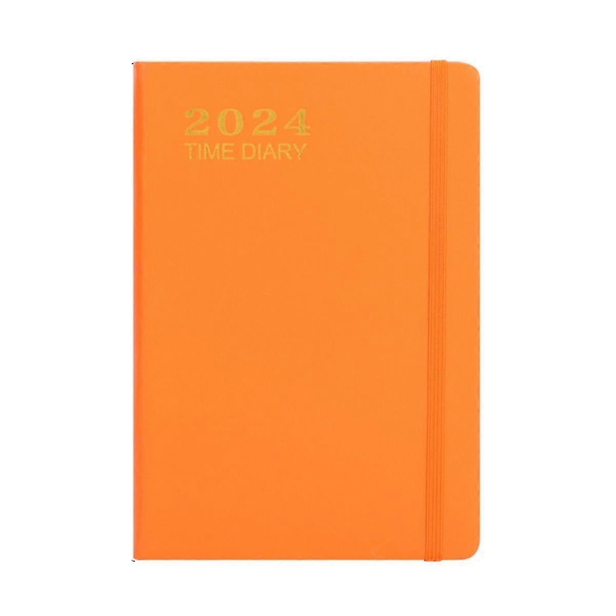2024 Pocket Planner Calendar Weekly Monthly with Elastic Closure & Note Pages