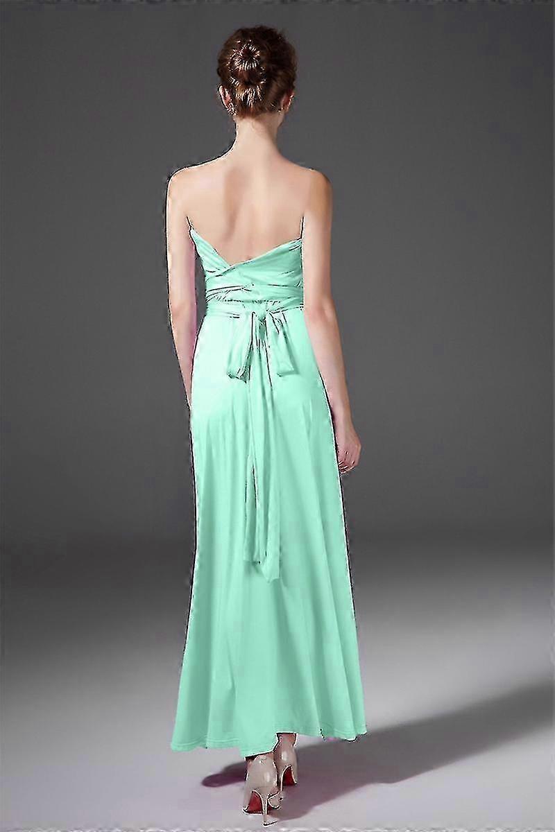 Femmes Soirée Multi Way Wrap Demoiselle d'honneur Formelle Longue Maxi Robe -...
