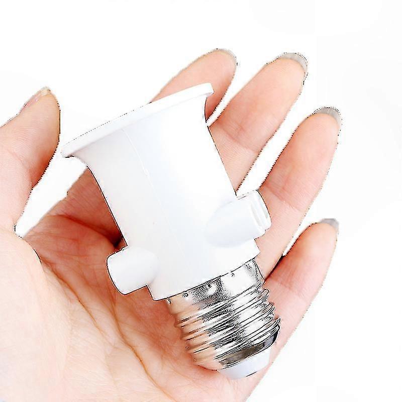E27 Lamp Adapter with EU Plug for LED Bulbs AC100-240V Socket Base Conversion Kit