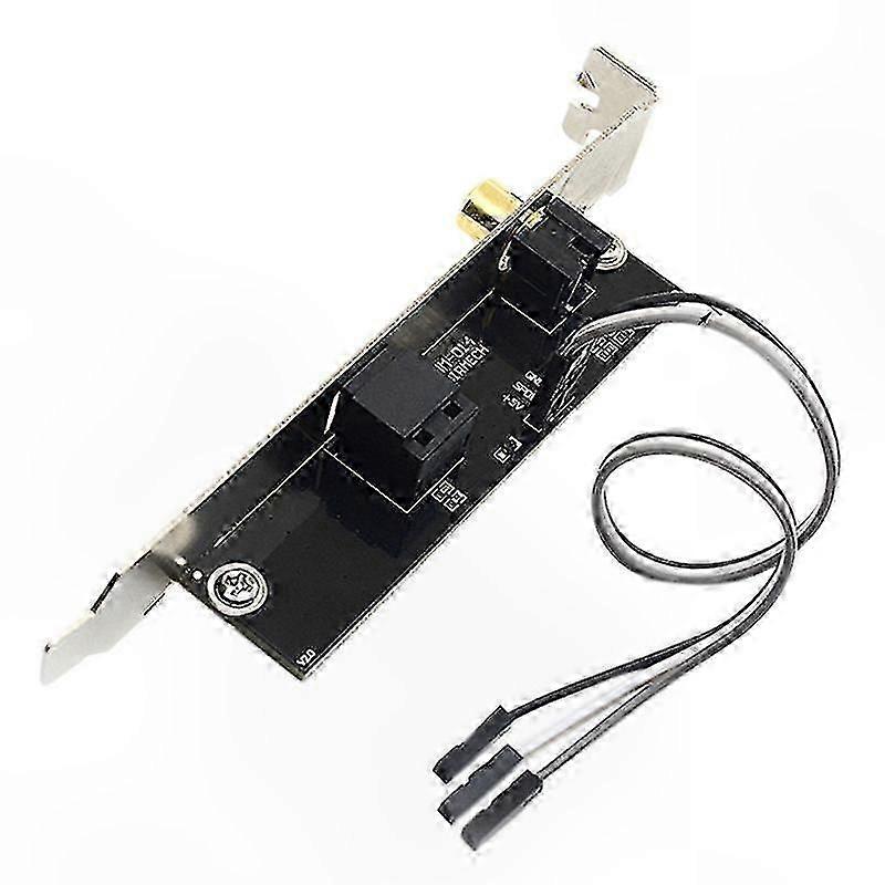 Digital Audio Output Plate with 24bit 192kHz SPDIF Optical and RCA Outputs Cable Bracket Adapter