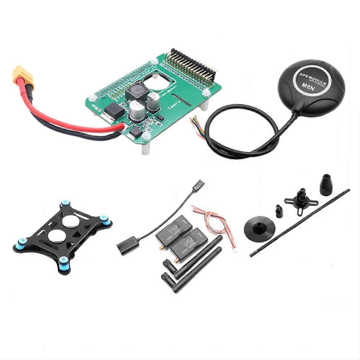 RPi PilotPi M8N 433MHZ100MW Flugsteuerung PX4 Firmware Sensor und Stromversorgung für 32 Bit Autopilot Copter Flugzeug