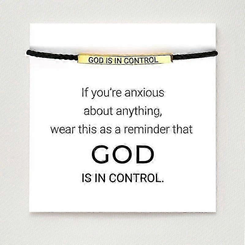 God Is in Control Bracelet for Inspiration