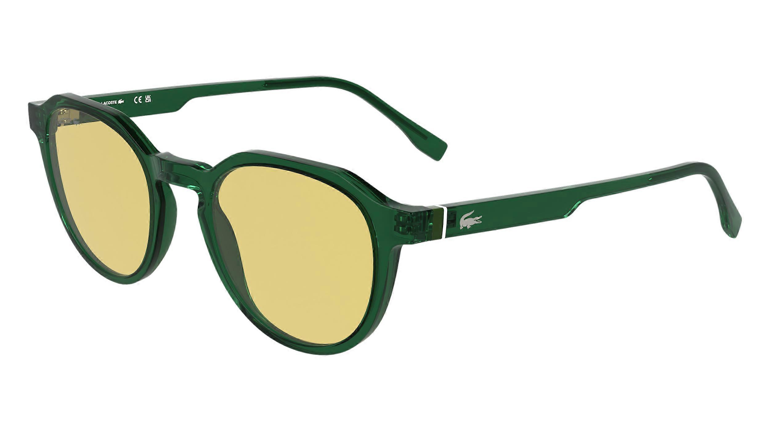 Sunglasses LACOSTE L6052S 301 TRANSPARENT GREEN 51/21/145 MALE