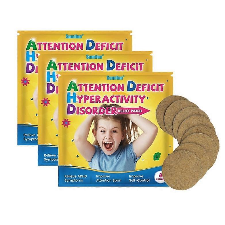 1-5Pack Hyperactivity Treatment Patch Paediatric ADHD Kids Sticker Focus Attention