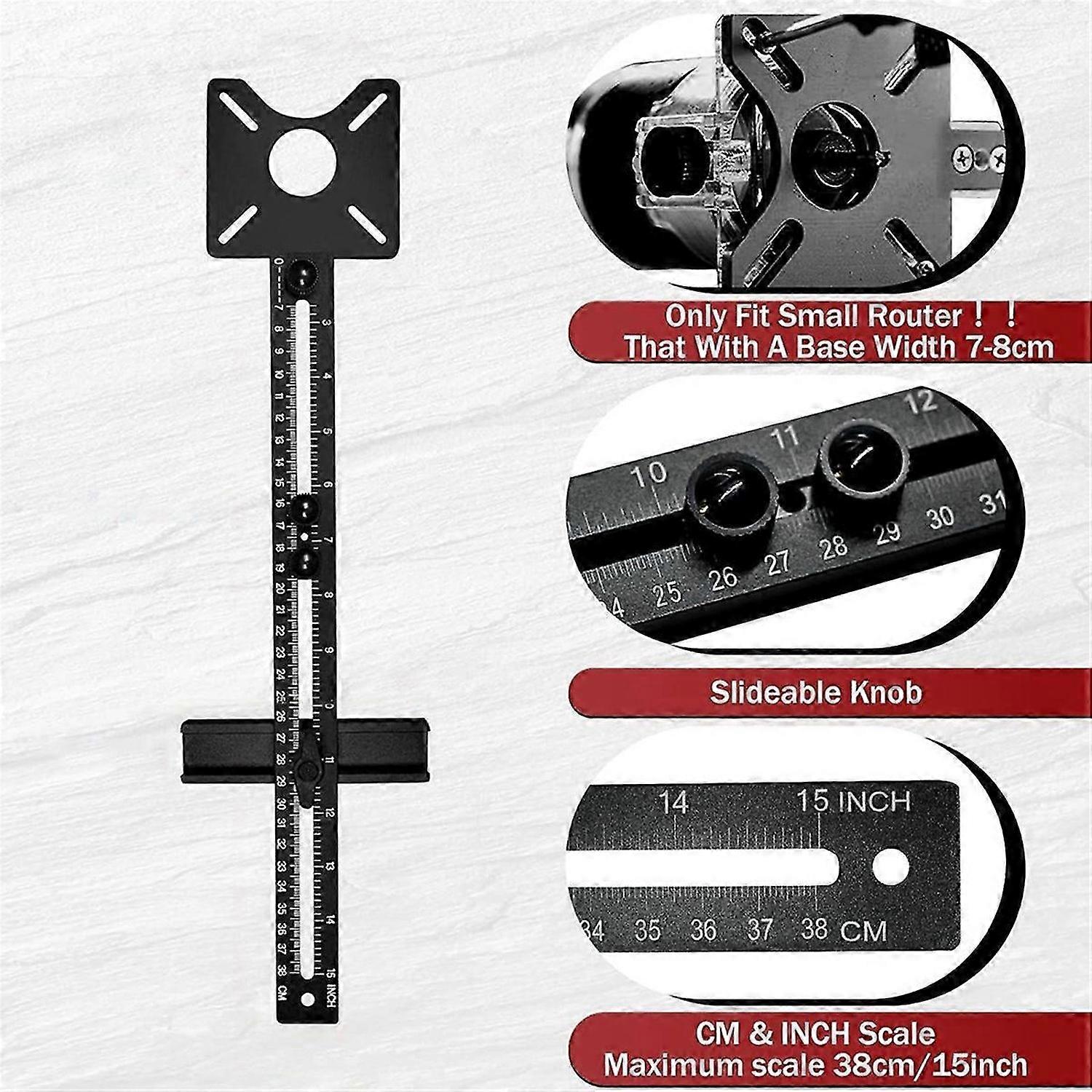 Router Milling Groove Bracket,Router Guide Router Circle Cutting Jig