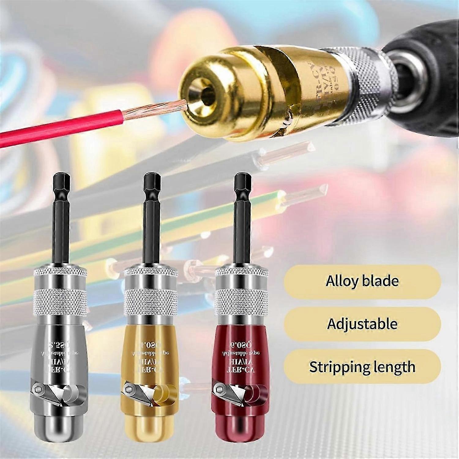 Wire Stripping Tools, Electric Wire Strippers for Drills,Wire Cutters